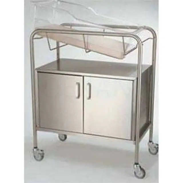 Stainless Steel Hotel Kitchen Trolley Hospital Instrument Trolley Treatment Cart With Cabinets