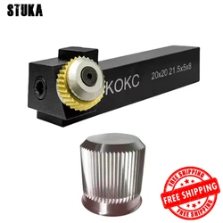Stuka Cut Knurling 16*20mm 20*20mm 25*25mm Single straight Wheel Tools For CNC Lathe