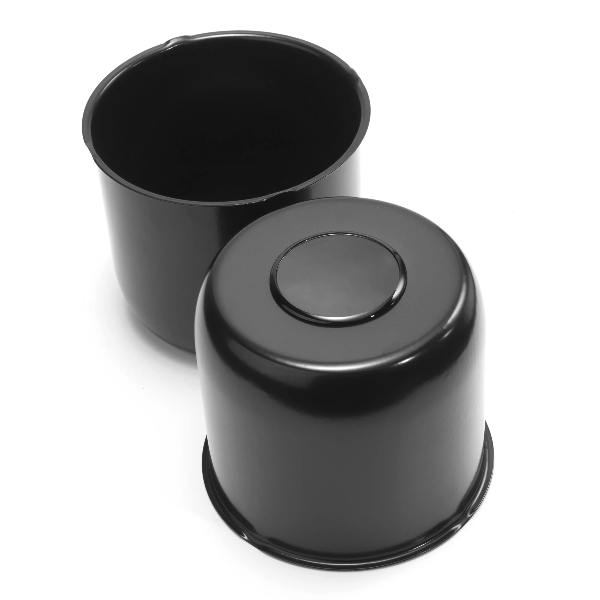 CF Performance 2 Stück/4 Stück 124mm Nabenkappen aus Mattschwarz lackiertem Carbon für Anhängerräder 4.88 Geschlossene Durchsteck-Nabenkappen – Detail 7