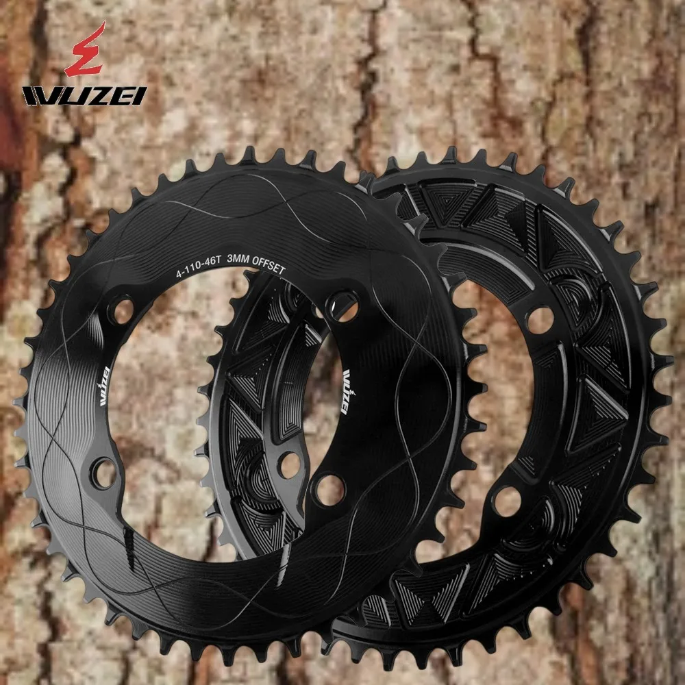 

WUZEI Road Bike Chainrings: 8 - 12S, 110BCD, 40T - 58T for R7000, R8000, R9100