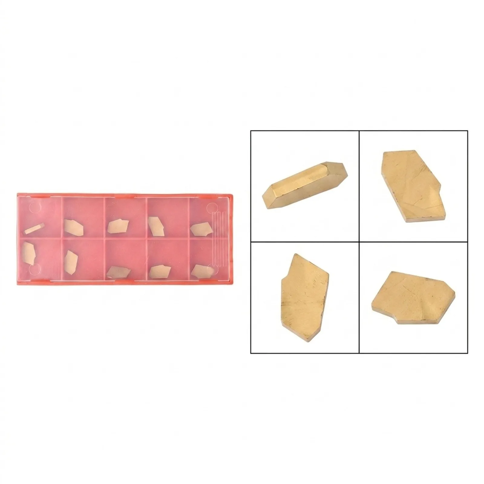 For Gtn QC1402 Carbide Inserts Multilayer Coated For CNC For Lathe Turning Grooving Steel Stainless Steel Non Ferrous Metal