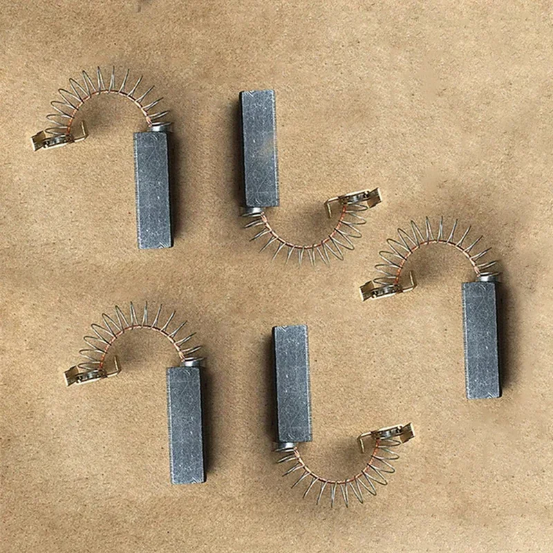 5 uds cepillos de carbono de repuesto para Motor de aspiradora cepillo de carbono para Philips Midea Haier Sanyo Puppy LG accesorios de herramientas eléctricas