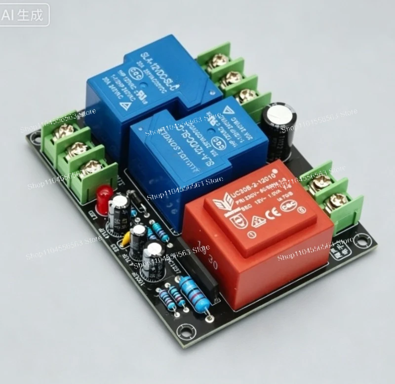 UPC1237 2.0 Dual Channel Speaker Protection Board – 30A High Current, 220V Power Supply, Finished/Kit