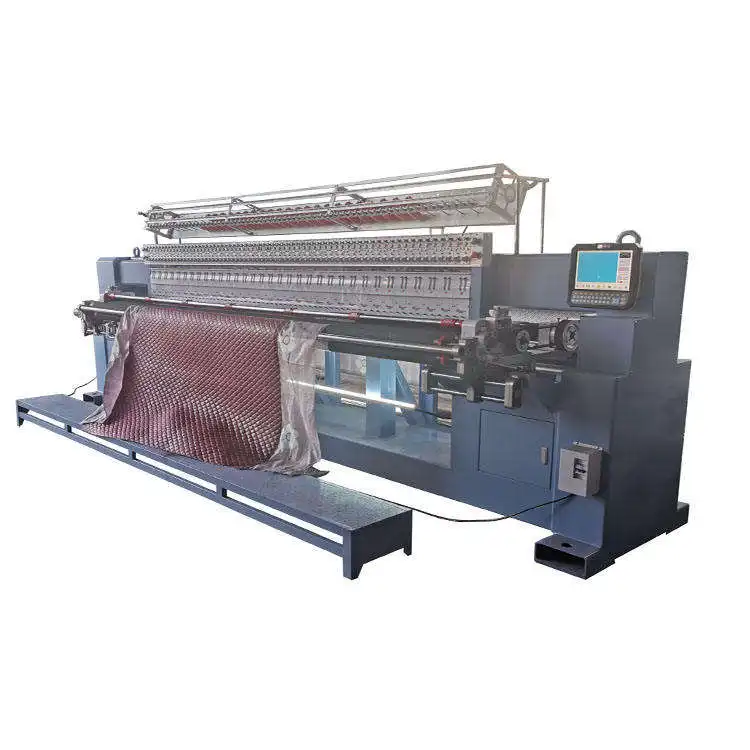 Macchina automatica per quilting e ricamo di fabbrica industriale di computer per tessuti domestici