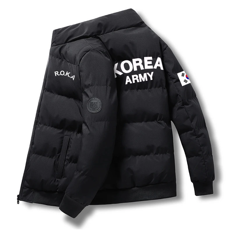 Autumn Winter KOREA  R.O.K.A Men\'s Down Jacket Outdoor Thermal Sports Jacket Work Casual Men\'s Cooling Long Sleeve Jacket