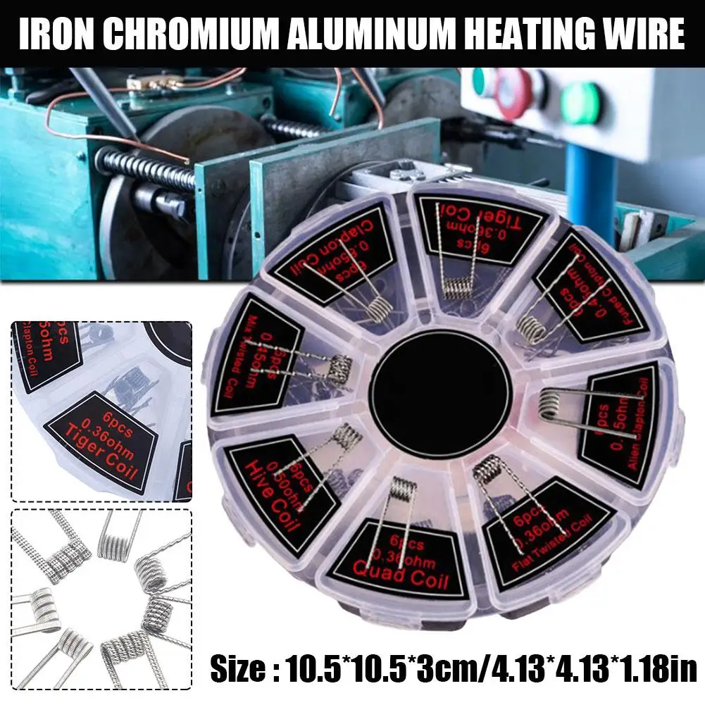 8-in-1 48-grain Iron Chromium Aluminum Heating Wire Resistance Wire Packaging Multifunctional Accurate Specifications