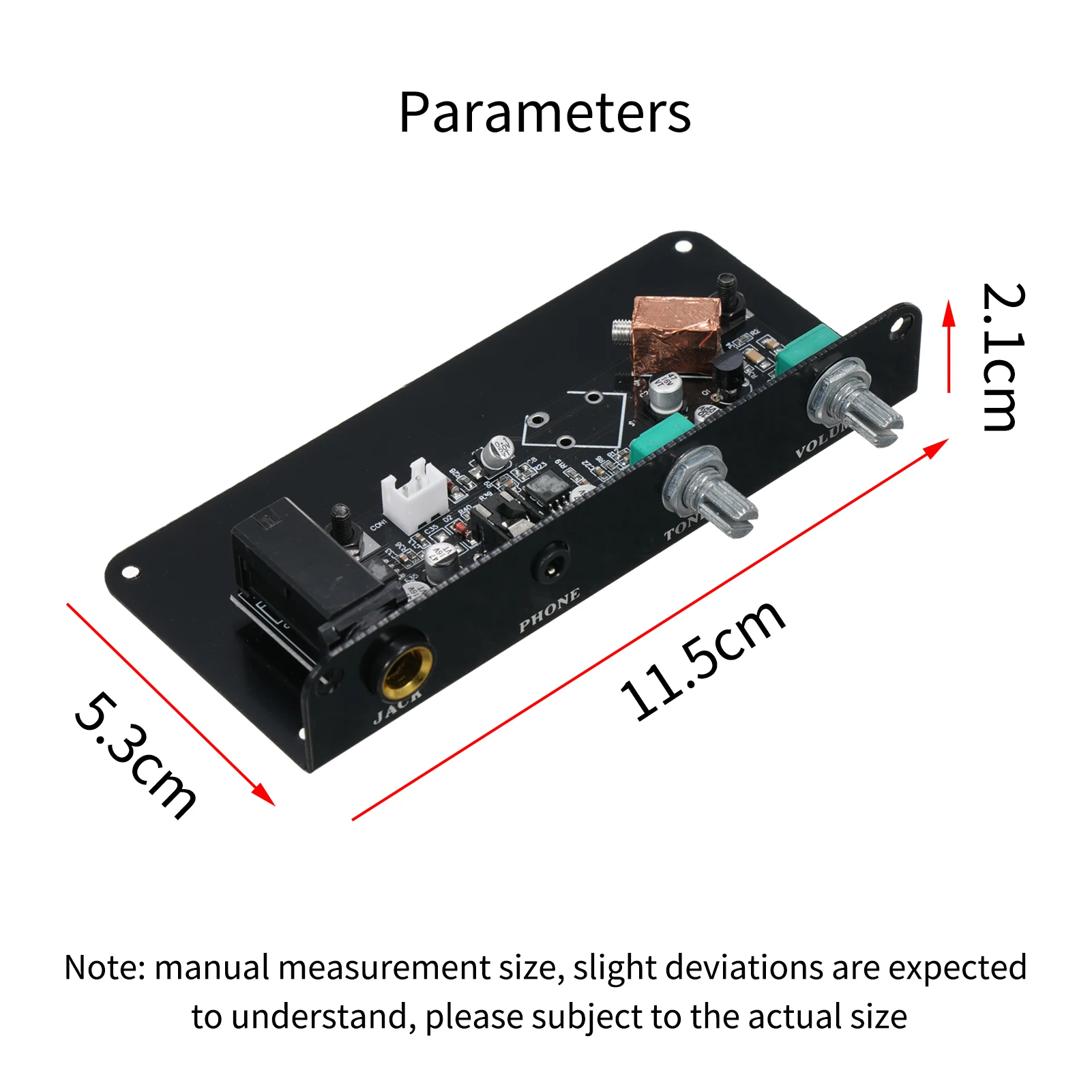 Guitar Pickup Silent Guitar Equalizer Pickup with Tone Volume Control Knob for Luthier DIY Parts Pickup Part Guitar Accessories