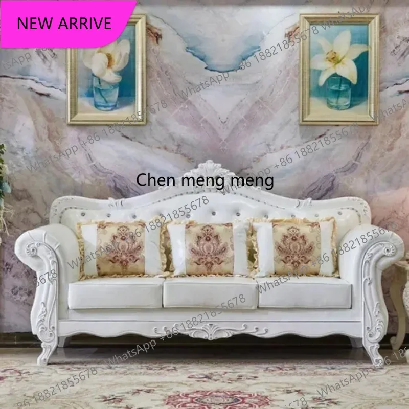 Sofás Nórdicos de Cuero M183, Sillón de Diseño Moderno, Sofás Elegantes para Sala de Estar, Sofás Europeos de Lujo para Salón
