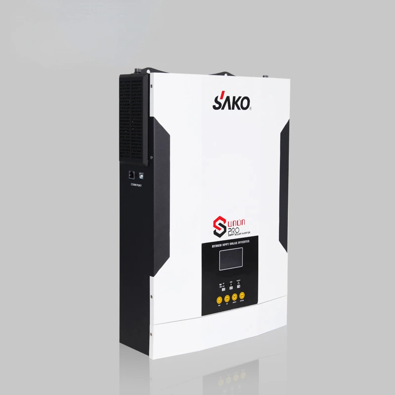 Sako Sunon Pro 3Kw 5.5Kw 100A Mppt power charger controller pure sine wave inverter off-grid 5kw hybrid solar inverter.