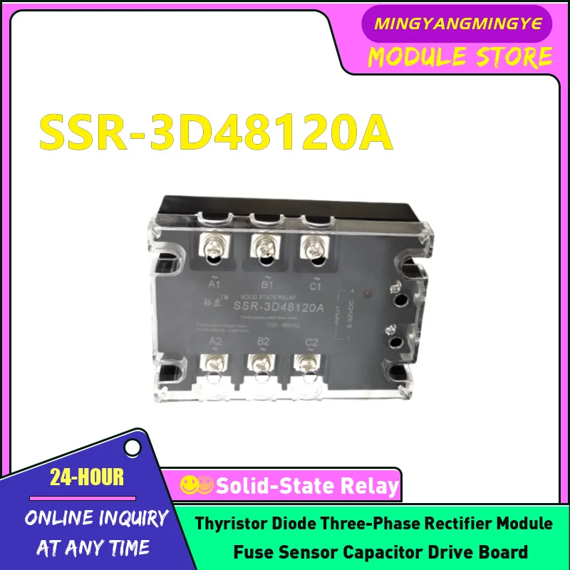 Three phase solid state relay SSR-3D48150A SSR-3D48100A SSR-3D48200A SSR-3D48120A NEW ORIGINAL IN STOCK