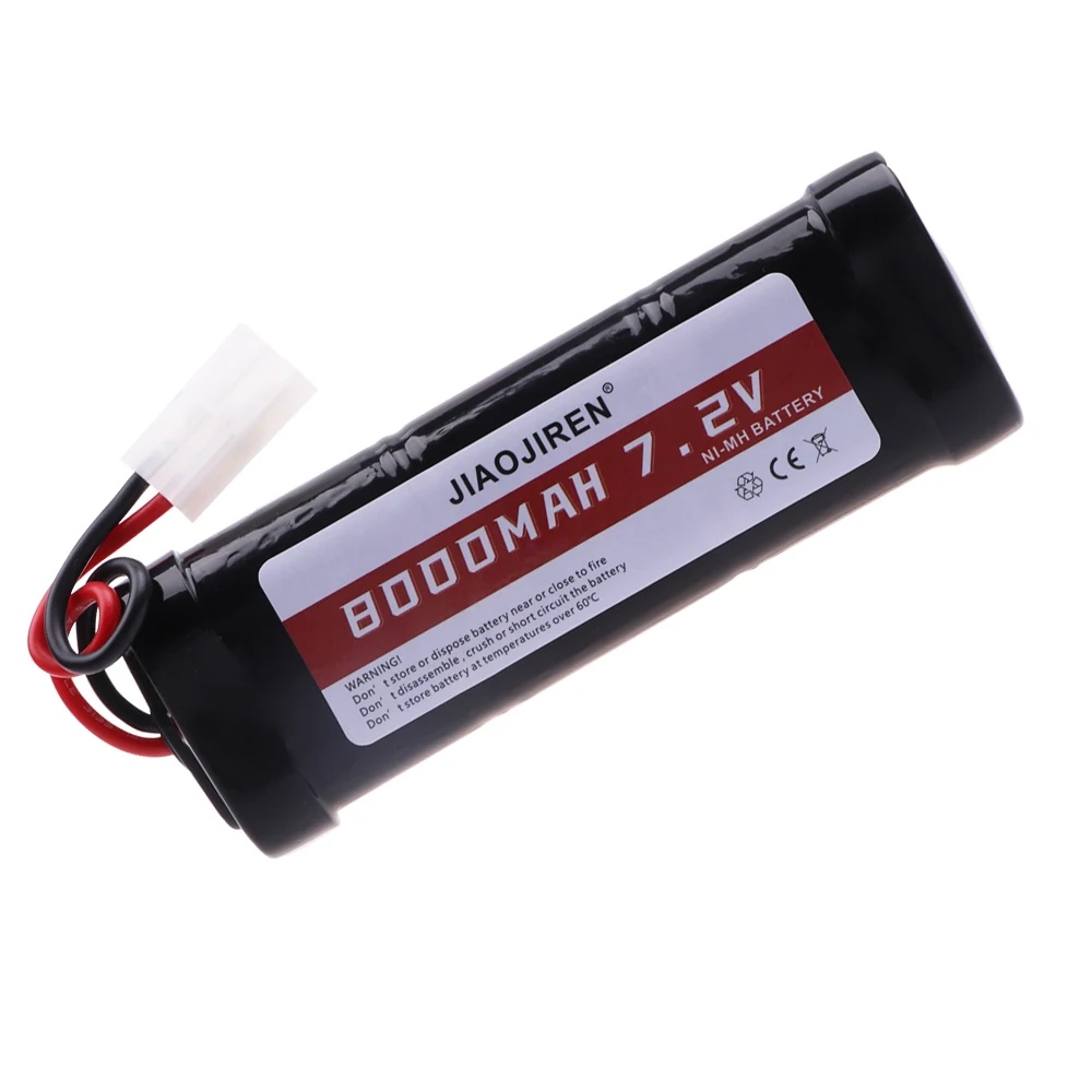 7.2V 8000mAh Ni-MH SC battery and charger set for RC toys tank car Airplane Helicopter With Tamiya Connectors 7.2 v battery