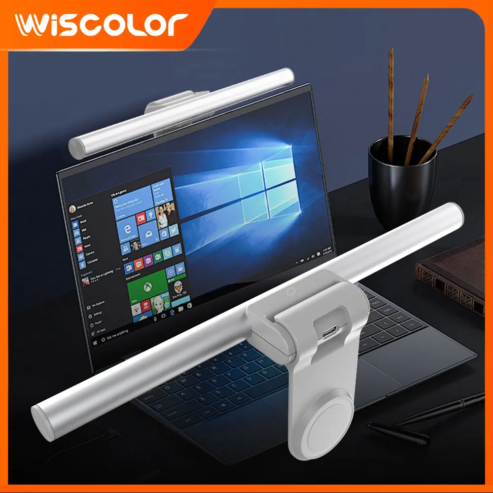 RGBIC Led Lights Setup Dimmable Monitor Light Bar Smart Wifi Music Remote Control Monitor Decorations Lightbar Gaming Bar Lamp