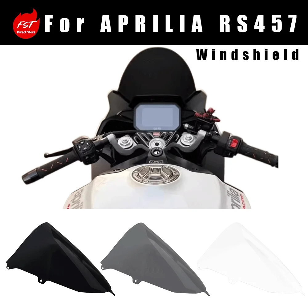 

Fits Aprilia RS457, Heightened Racing Windscreen, Track Style Front Wind Deflector