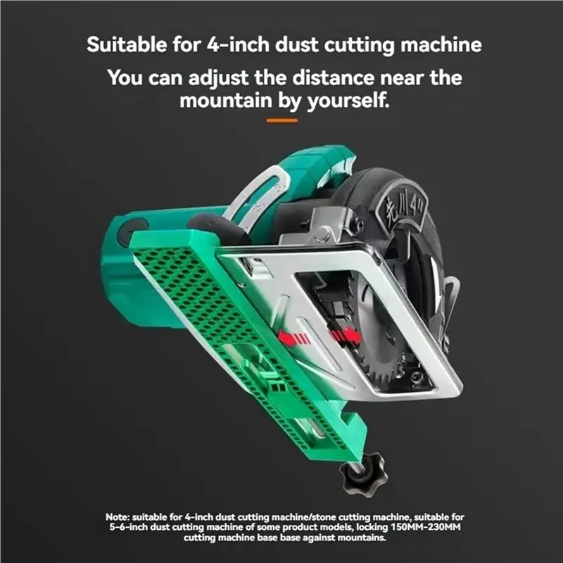 【KITS】2X Guida base per macchina da taglio regolabile Guida per taglio del legno Binario di guida per sega portatile per taglio e fresatura di precisione