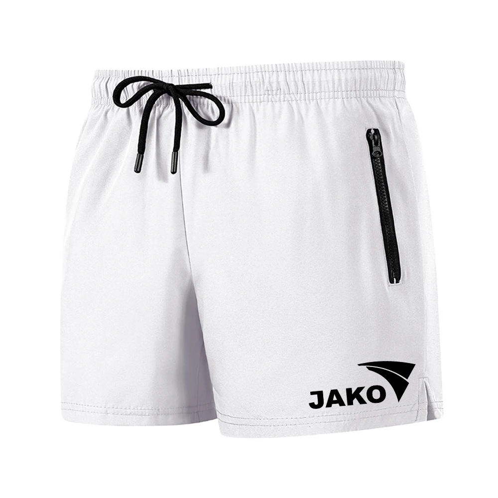 2026 New Printed Beach Shorts Summer Casual Fitness Training Shorts With Breathable Mesh Lining And Double Zipper Pockets