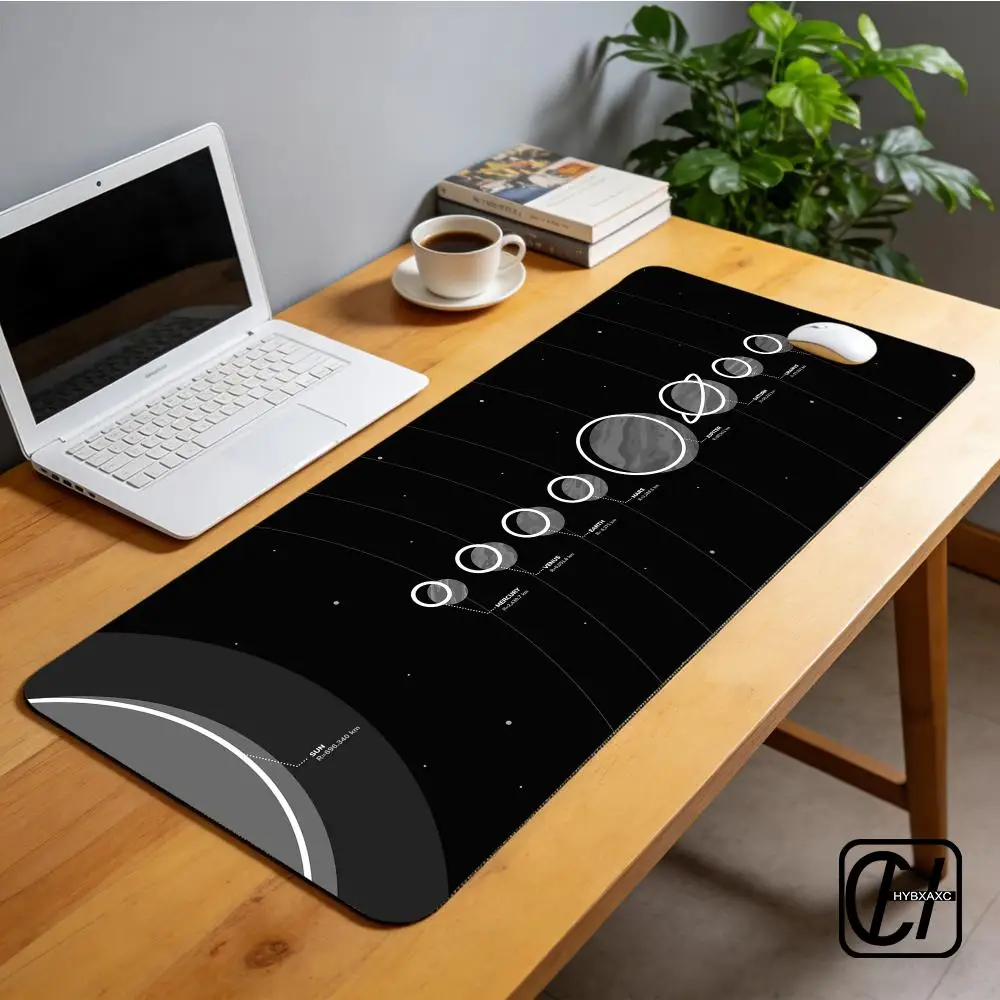 Universe Space Solar System Planet Large Gaming Mouse Pad Computer Laptop Mousepad XXL Keyboard Pad Desk Mat PC Gamer Mouse Mat