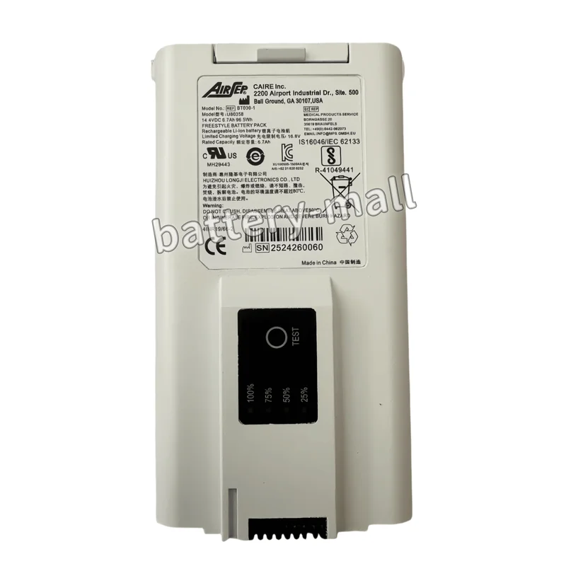 Authentic REF BT030-1 U80358 Battery Applicable Airsep Freestyle Trade Comfort Portable
