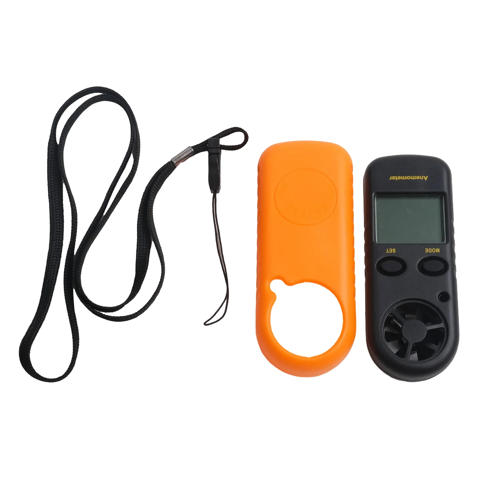 0 - 30m s Temperature Gauge Digital Thermometer For Outdoor Use LCD Display Outdoor Wind Tester High-Precision Sensor