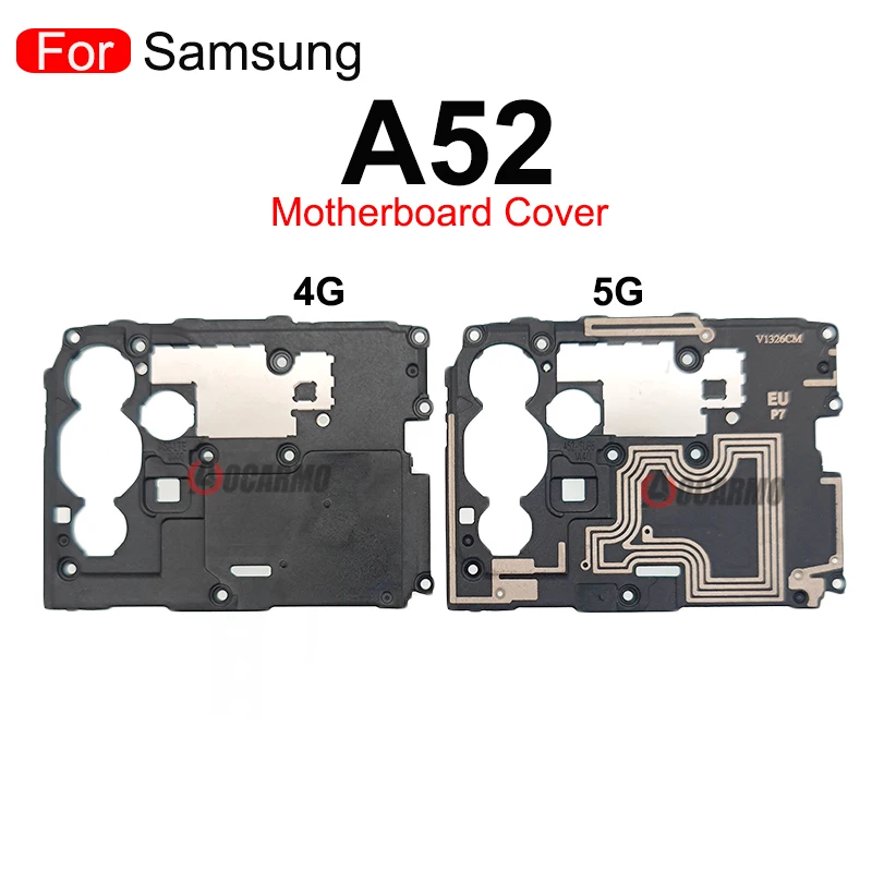 Motherboard Main Board Cover Plate With Earpiece Flex Cable Repair Replacement Parts For Samsung Galaxy A52 4G 5G A72