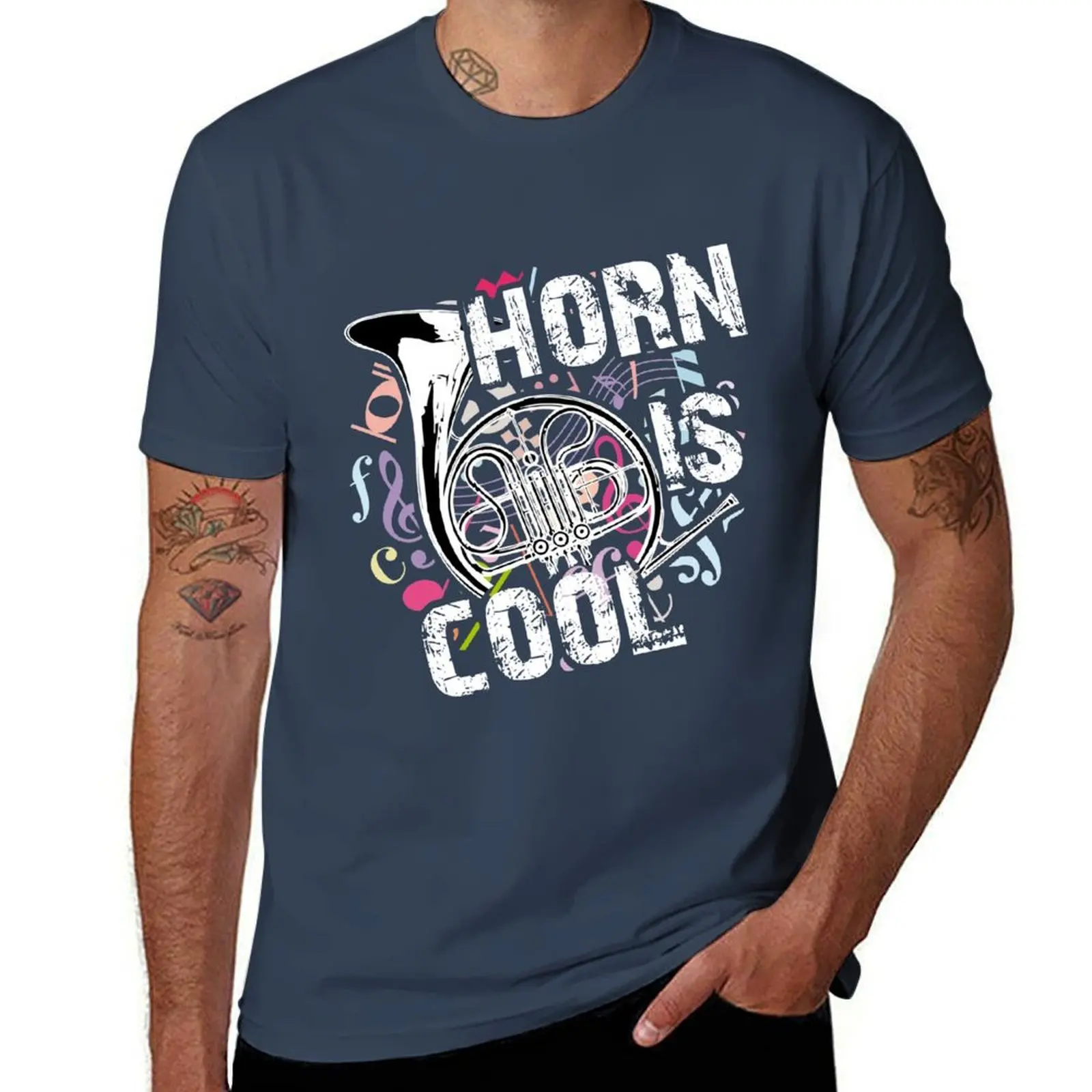 

gifts is player Horn cool. Horn T-Shirt Daily Work Short Sleeve Top