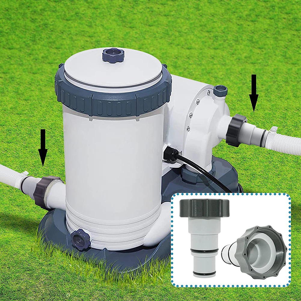 Hose Adapter with Collar Filter Pumps Adapter Replacement Hose Adapter Converter Outdoor Hot Tub Accessories for Intex Fit ARU