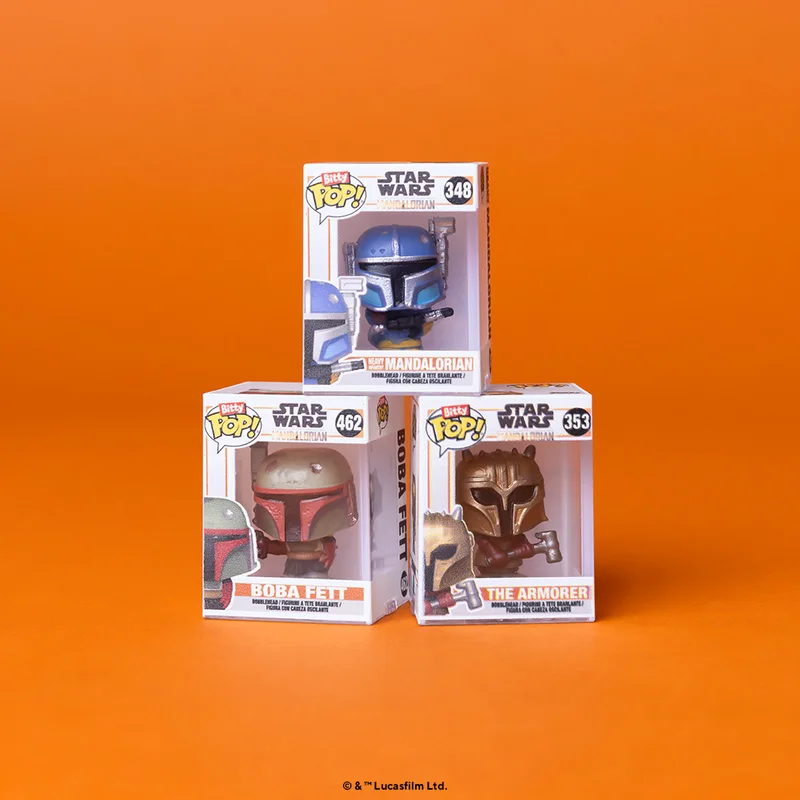 FUNKO Vinyl Mini Figures Bitty POP The Mandalorian Star Wars Doll Toy Collection Ornaments Mystery Blind Bags Kids Gifts