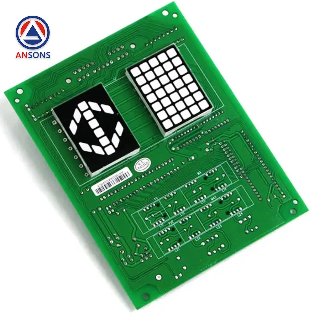 GD12502177 Hitachi Elevator Car Display PCB Car Control Box Square Single Dual Digital Display Board Ansons Elevator Spare Parts