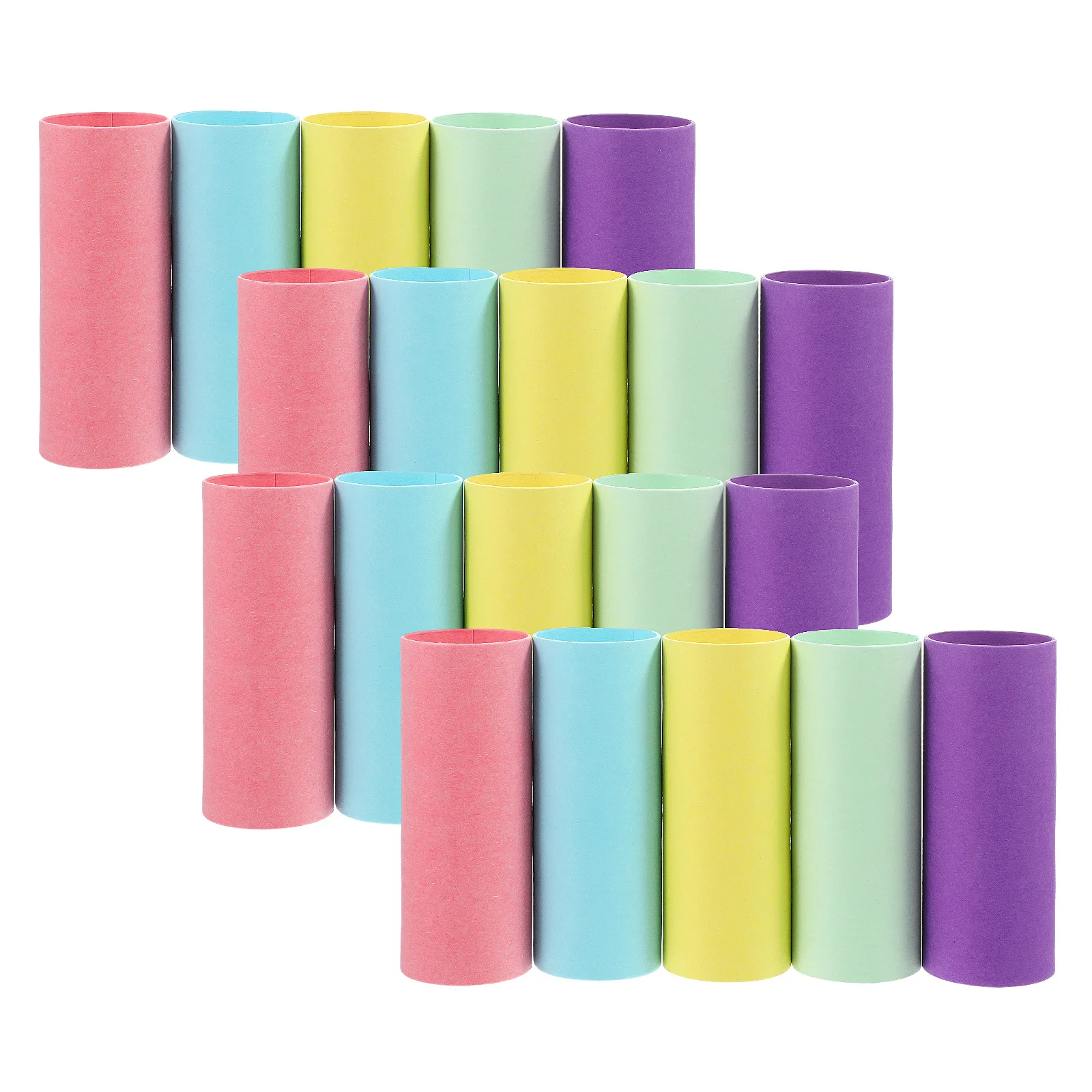 20Pcs Kraft Mailing Tubes Paper Tubes Natural Color for Secure Storage Shipping Art Paintings Drawings Posters Protector