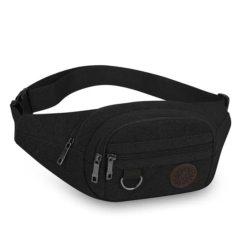Lässige Canvas-Gürteltasche Hüfttasche Handytasche Bananentasche Bauchtasche für Herren – Detail 8