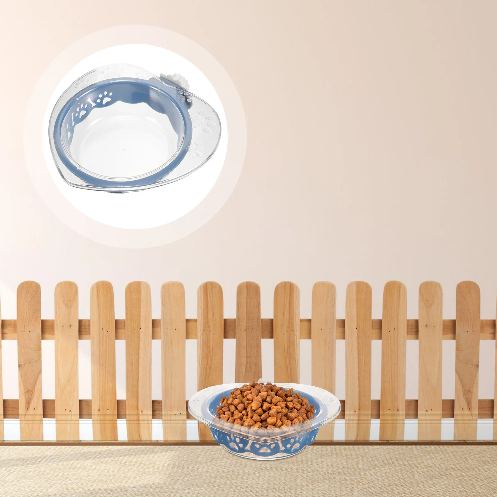 

Large Capacity Heart Hanging Pet Bowl Plastic Dog Cat Feeder Crate Water Bowl No Spill Dog Feeding Dish Rabbit Cat Feeder