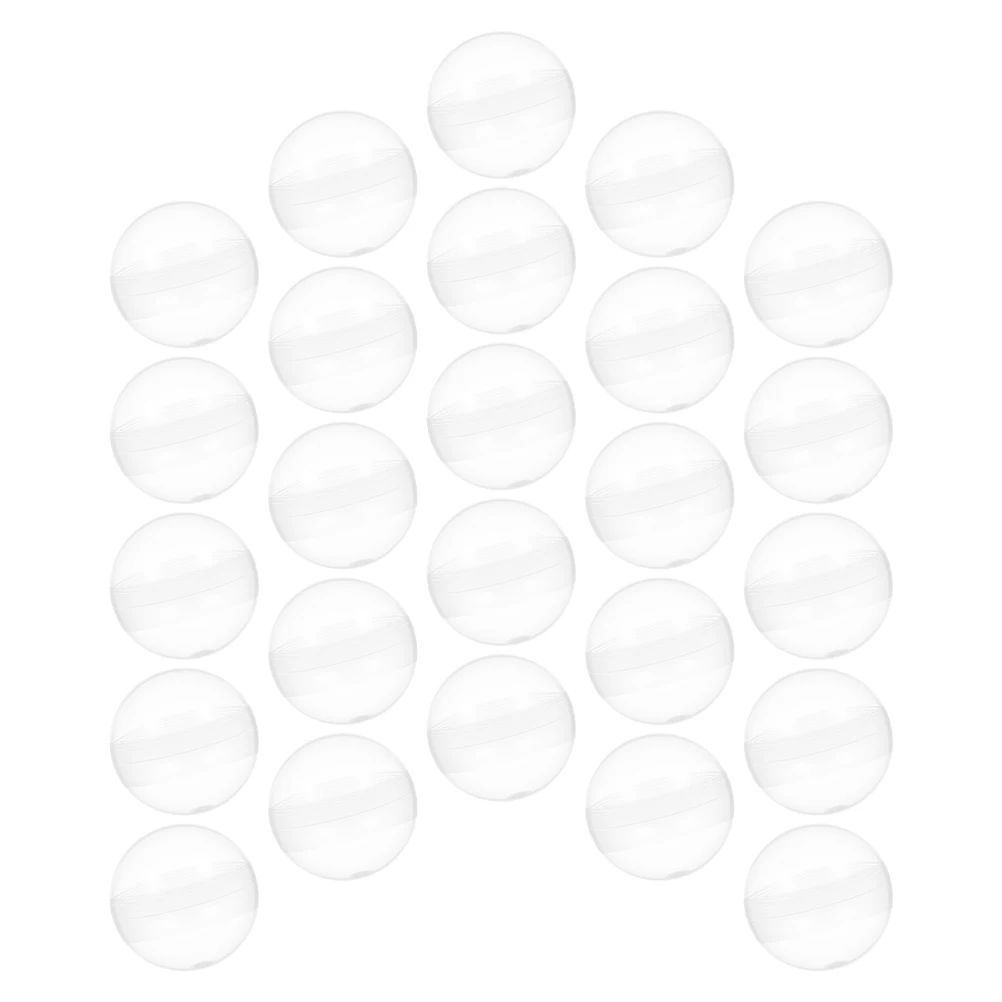 

Lucky Gallery Empty Round Capsules Plastic Containers Clear Balls Clear-colored Claw Machine for