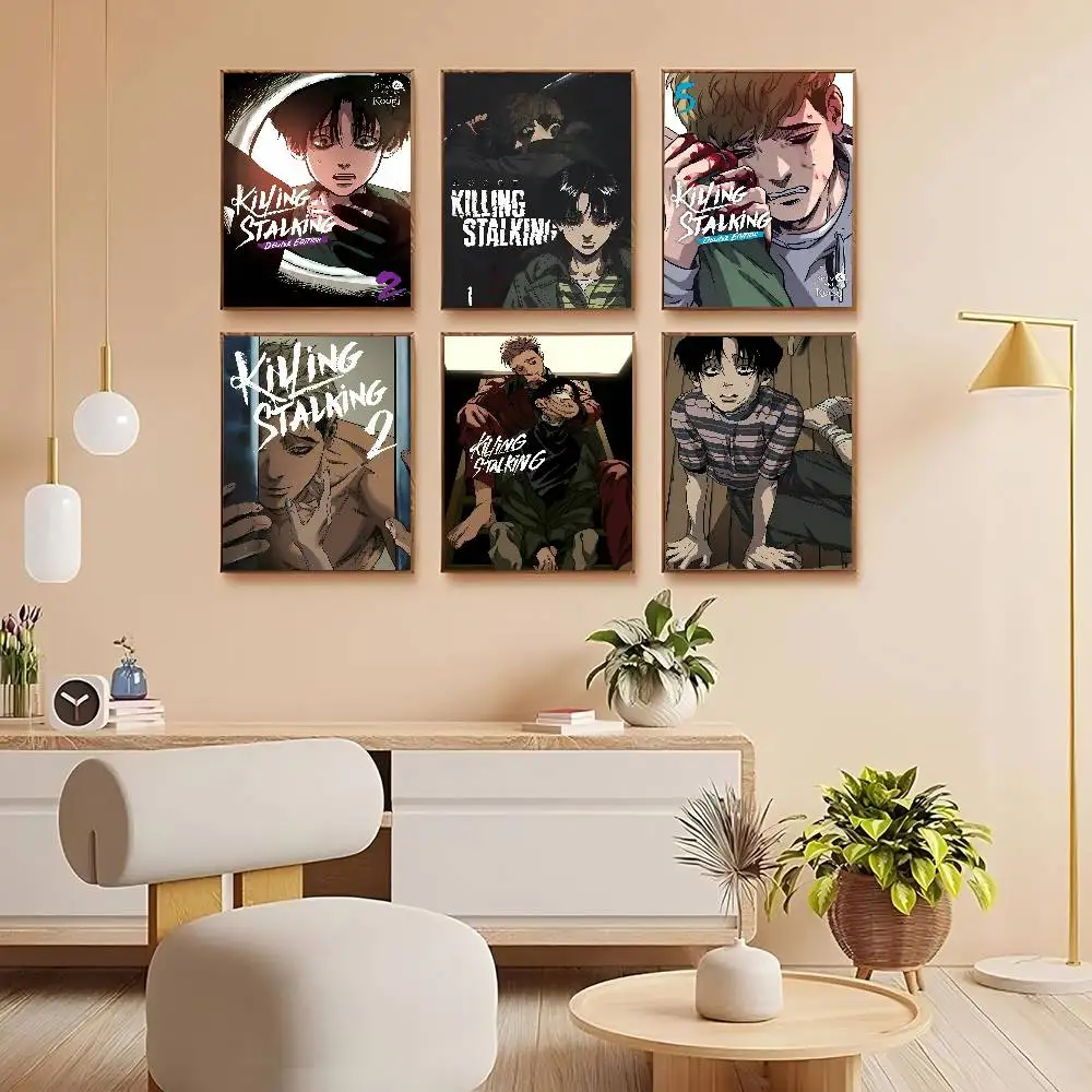 Killing K-Korean Stalking Manga Poster Posters Decorative Paintings Study Bedroom Bar Background Wall Murals Gifts