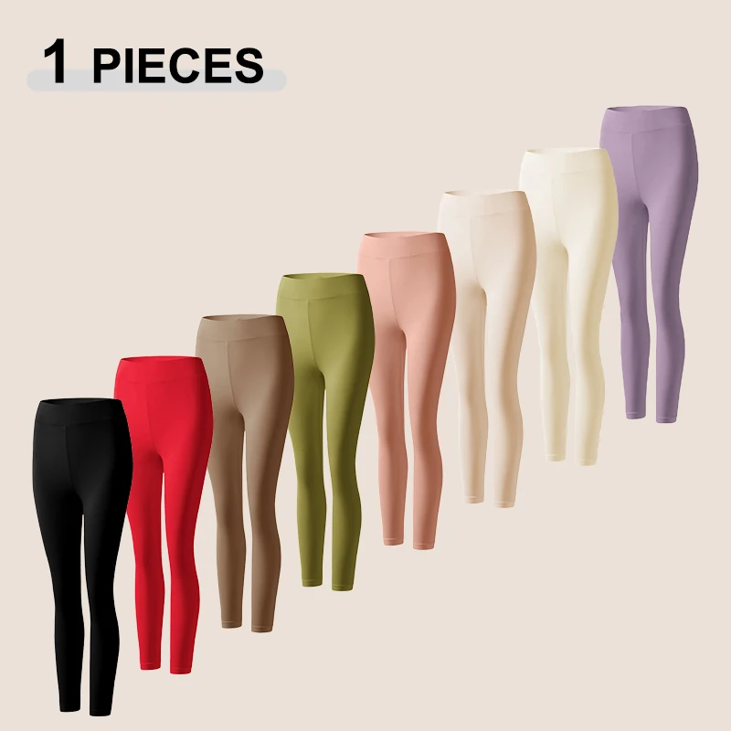 Winter Thermal Underwear Bottoms For Women Seamless Ultra-thin Single Layer Thermal Shaping Long Johns Sexy Ladies Lingerie L-XL
