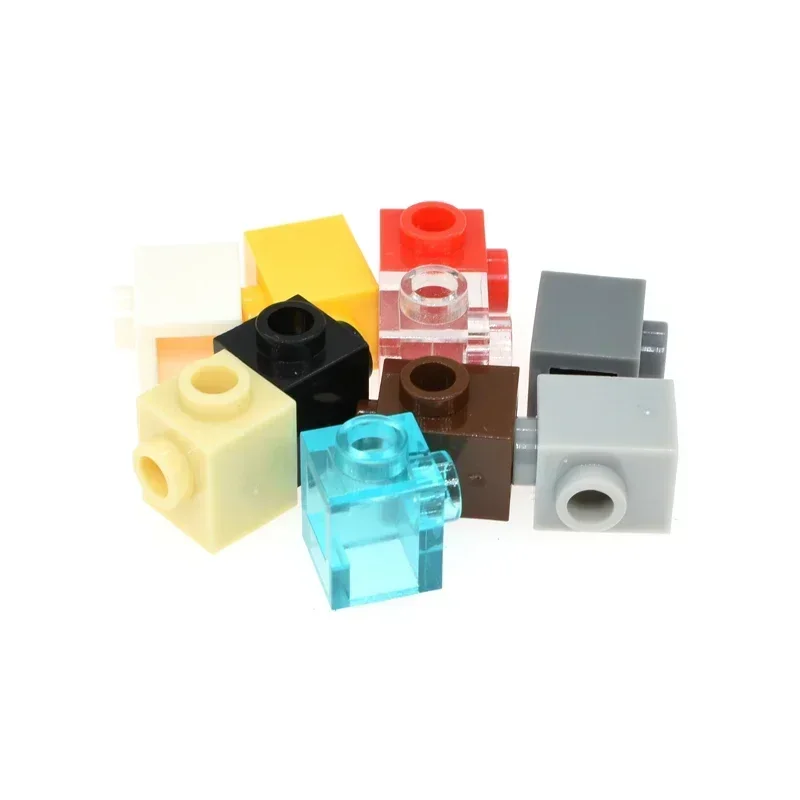 10PCS Assembles Particles 87087 1x1 Single Side Building Blocks Bricks Kit Part High-Tech Education Toy For Children Gift