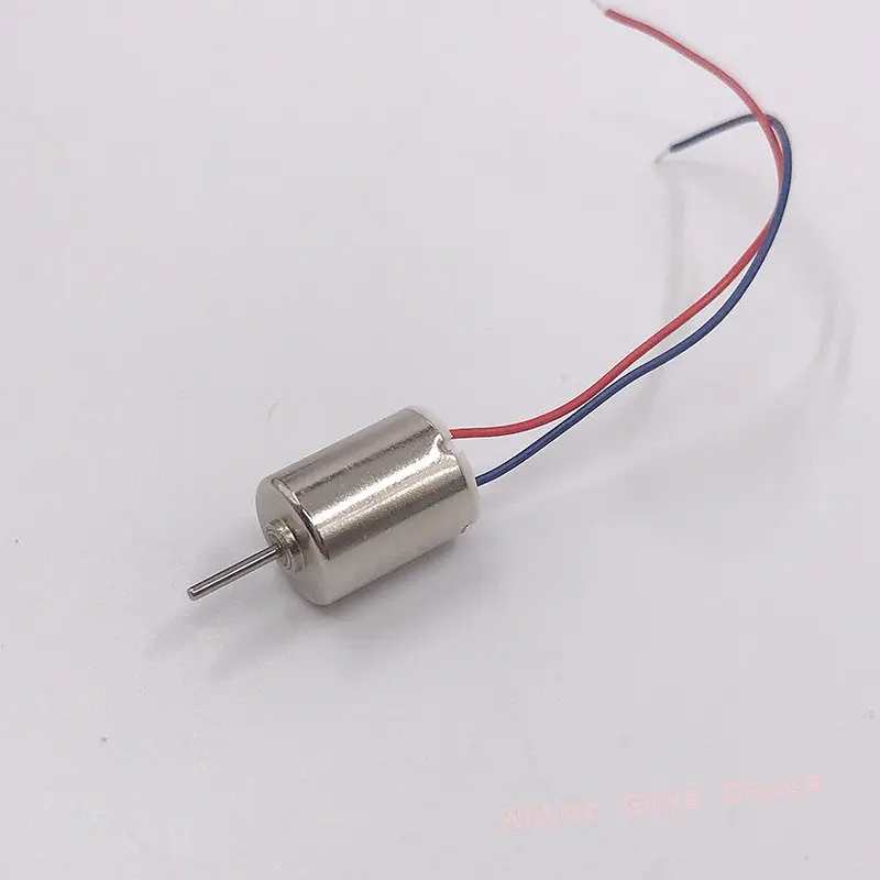 10mm*13mm Micro Coreless Electric Spindle Motor DC 1.5V-3V 30000RPM High Speed Mini DC Engine 1mm diameter shaft DIY Hobby Toy