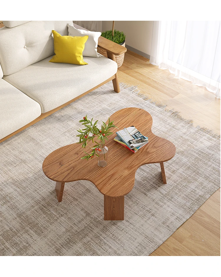 RK-HANYEE Hot Sale Modern Wood Artistic Nordic High-end butterfly Shape Coffee Table Side Table for Living Room*