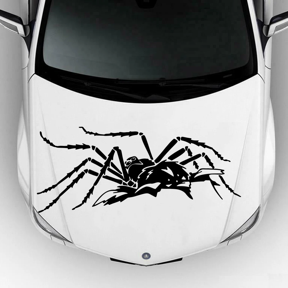 Large Cartoon Spider Animal Car Sticker Decal Door Side Body Hood Bonnet Bumper Auto Vehicle Vinyl Decor
