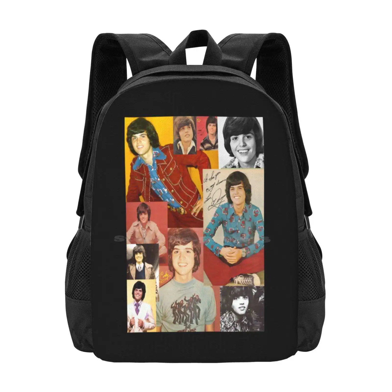 Retro Vintage Donny Osmond Design Love You Hot Sale Schoolbag Backpack Fashion Bags Retro Vintage Donny Osmond Design Love You