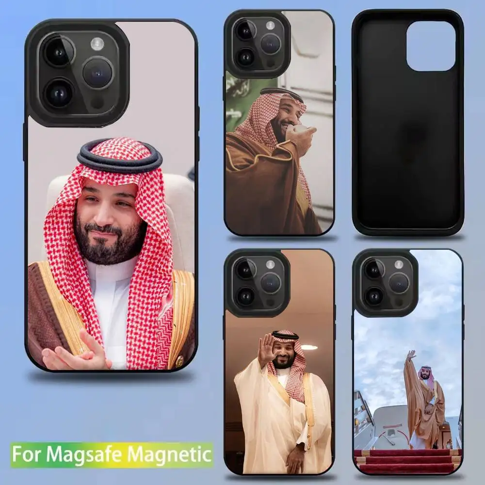 

Muhammad bin Salman Phone Case For iPhone 16,15,14,13,12,11,Pro,Max,Plus,Mini,SE New Magsafe Magnetic Wireless Charging