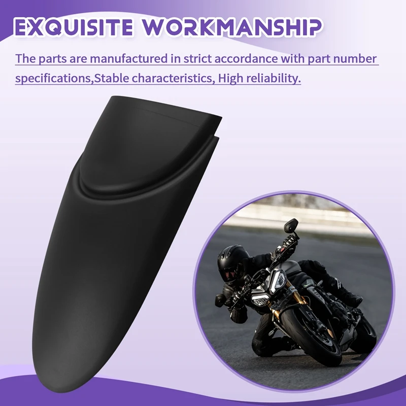 Motorcycle Front Fender Mudguard Extender Splash Guard Extension For Speed Triple 1200 RS (2021-) 1200 RR (2022-)