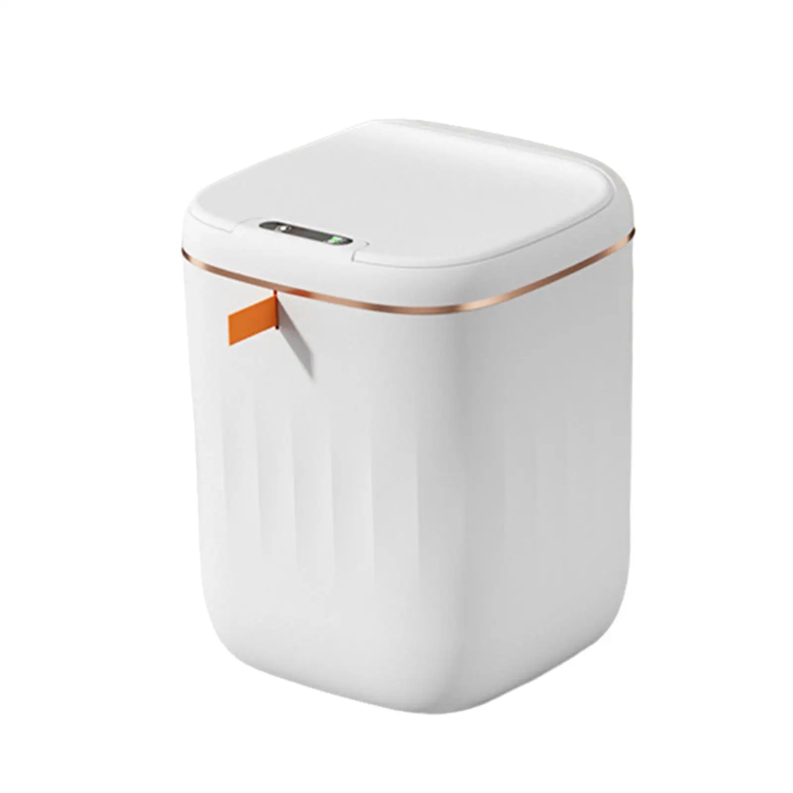 Touchless Trash Can Space Saving Waterproof Intelligent Induction Trash Bin for Living Room Bedroom Corner Outdoor Kitchen