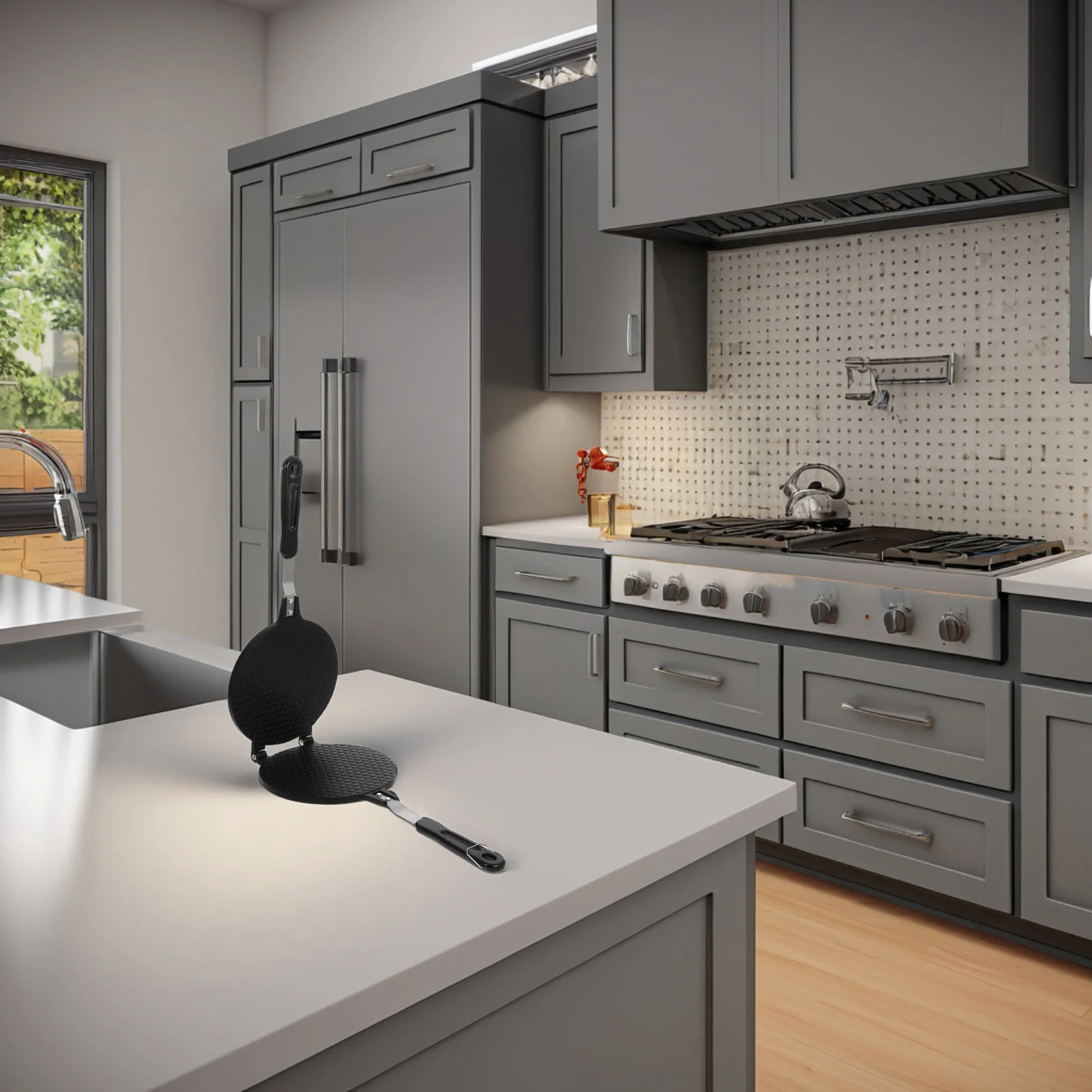 

1Pcs Egg Omelette Roll Mold Aluminium Alloy Non-Stick Baking Tray for Crispy Egg Rolls Pancakes Muffins Cooking