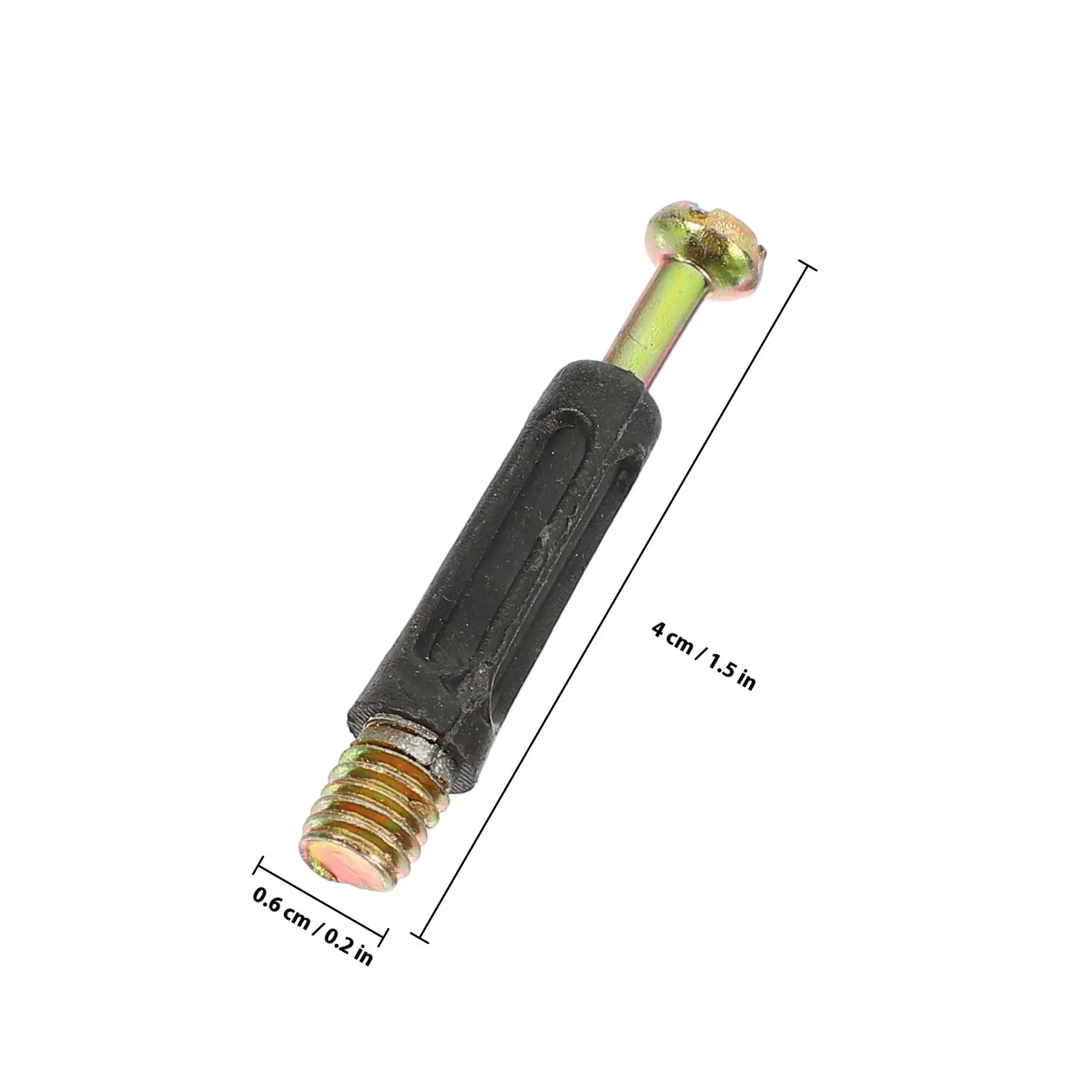 10Sets Furniture Connectors Cam Fittings Pre-Inserted Nuts Dowels Wood for Cabinet Drawer Cupboard Furniture