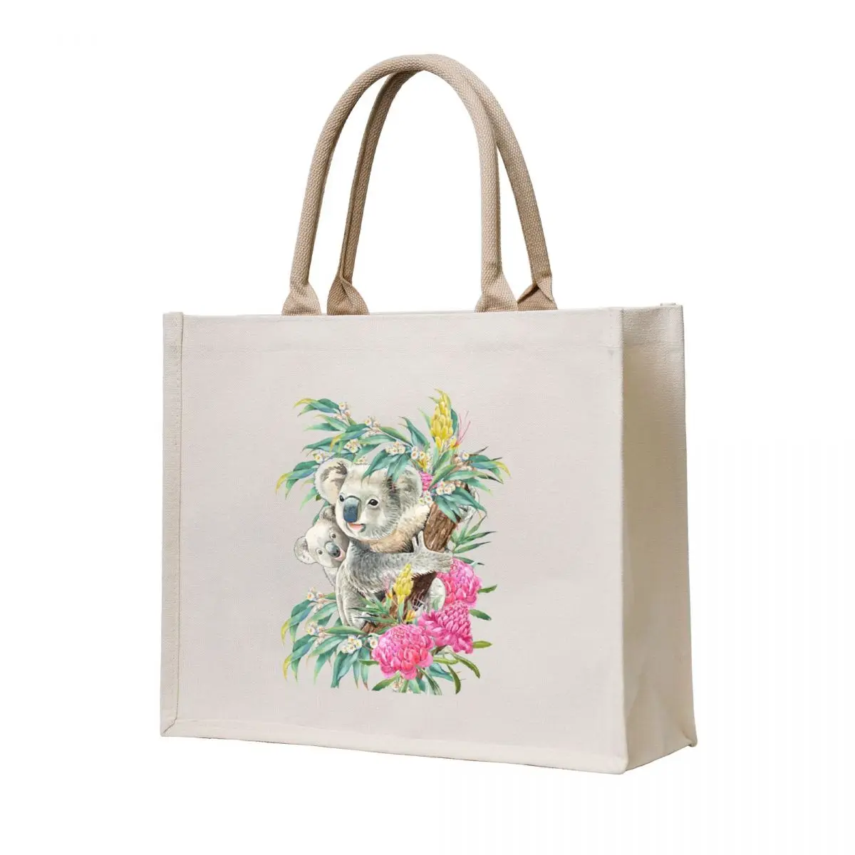 

Australia Koala Bear Tote Bag shopping bags foldable Lady bags Handbags women shopping trolley bag