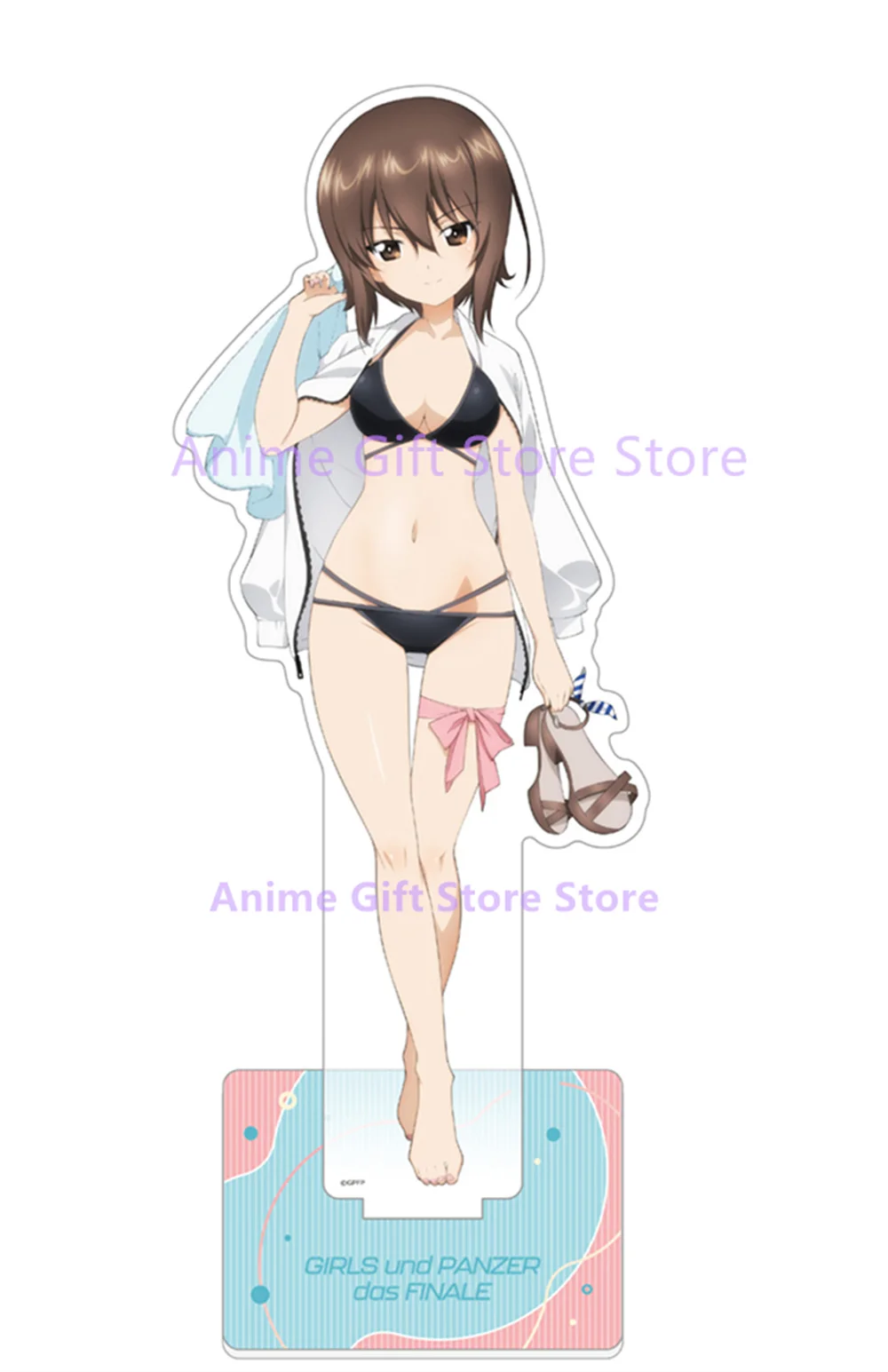 أنيمي الفتيات وبانزر قوس الاكريليك نموذج الصيف نمط سلسلة سطح المكتب زخرفة جمع الهدايا