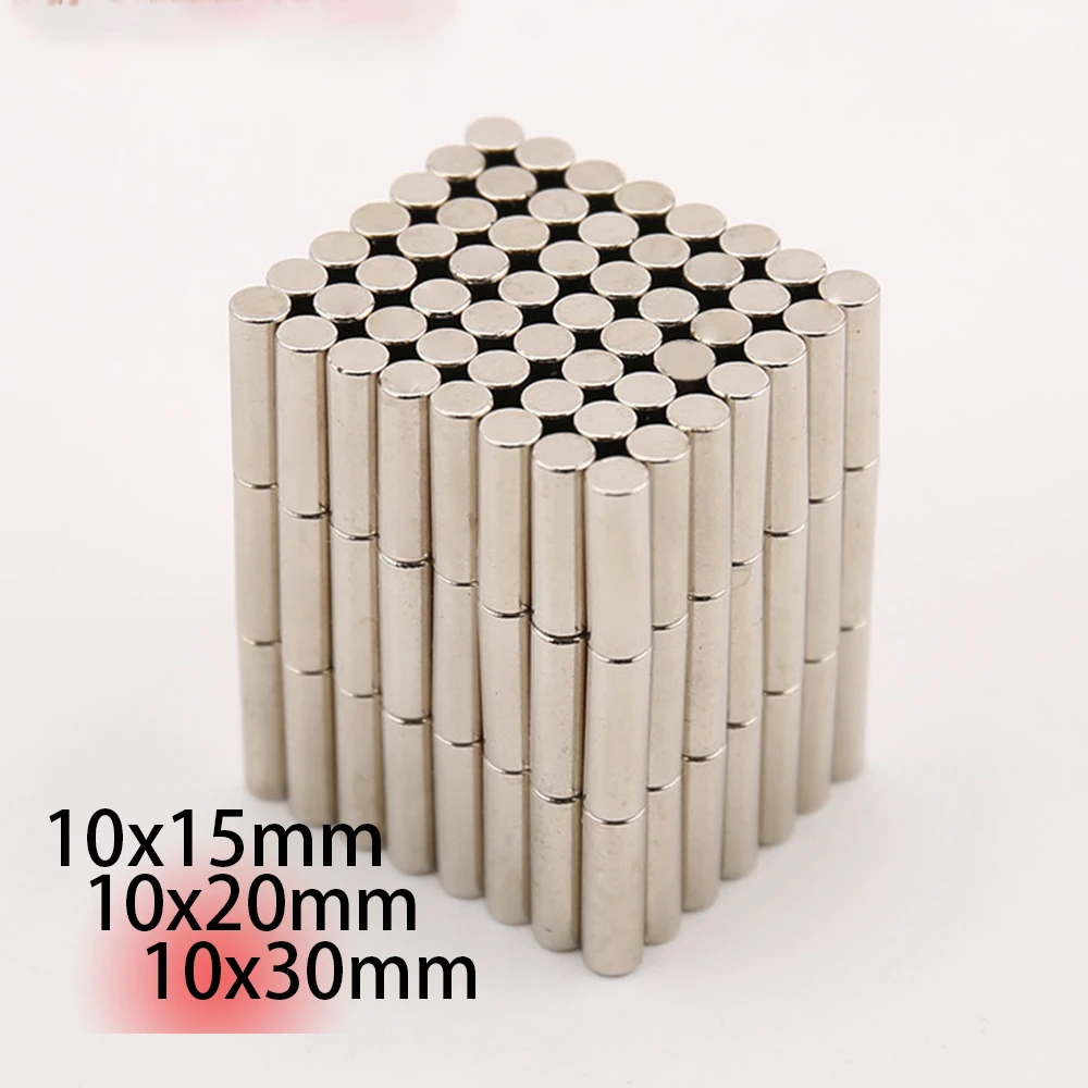 

N35 10x15 10x20 10x30 Magnet Superpower Neodymium Nickle round Search Magnetic Fridge DIY Crafts Aimant Ball Strong Customised