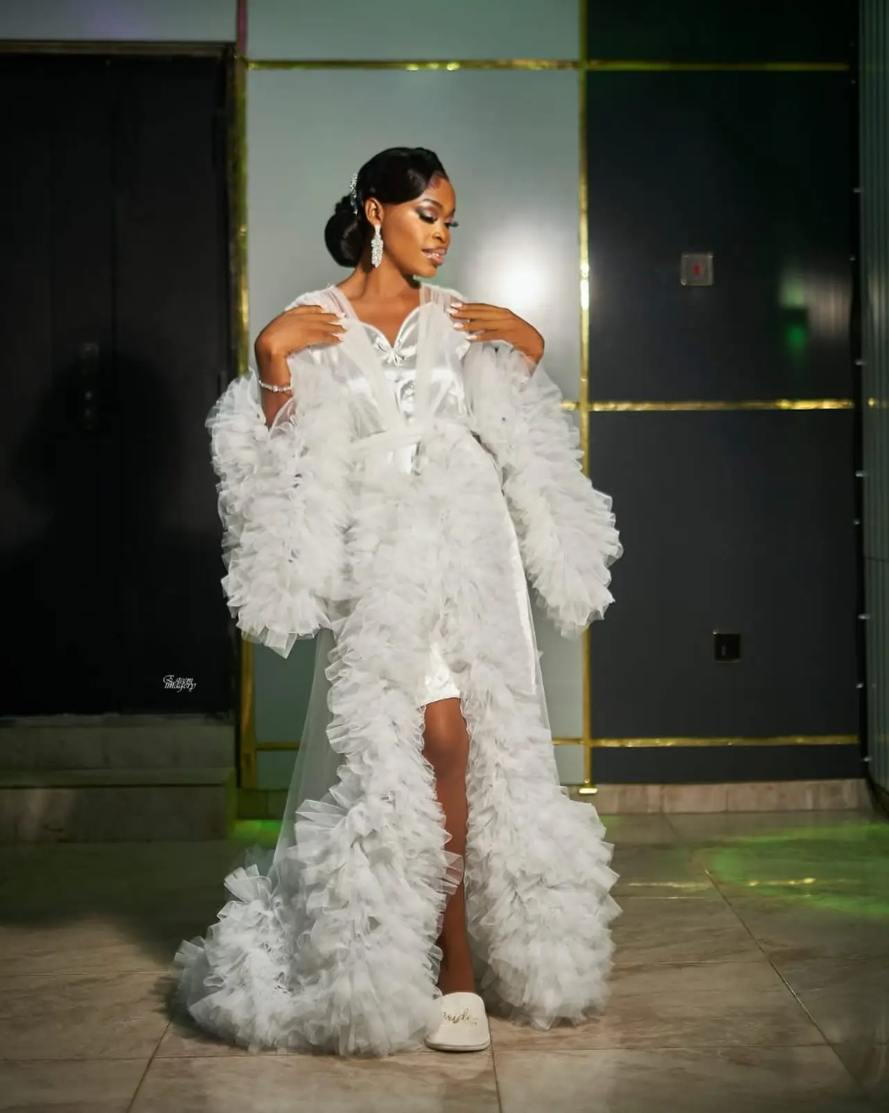 Cswdocy Two Pieces Bride Dress for Wedding Bridal Robe Nigeria Pre-Wedding Dresses Women Babyshower Gowns Customized 2027