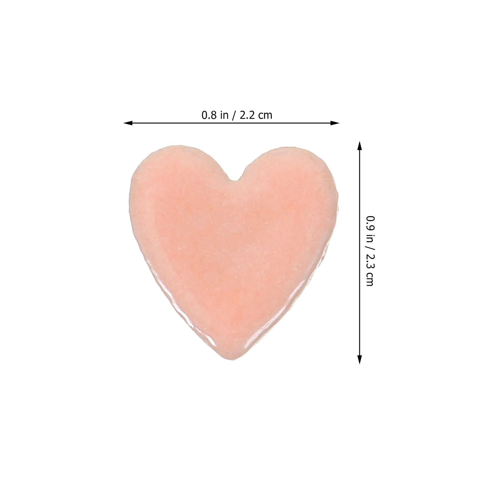 

200g Heart Shape Ceramic Mosaic Tiles Bright Colorful DIY Pieces for Crafts Flower Pots Tables Photo Frames Heart Shape Tiles