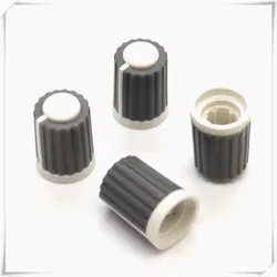 10PCS 12.5*18MM Plastic Knob Cap Volume Adjustment 270 Degree Half Shaft Potentiometer Knob D Inner Hole 6MM