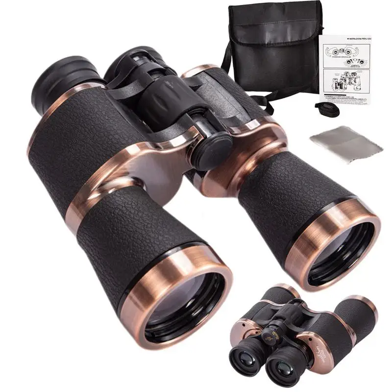 Binoculars For Adults 20x50 High Power Binoculars Telescope Portable High Powered Spyglass With Carrying Case For Football Games